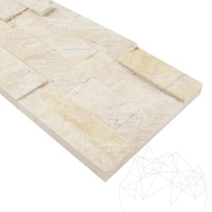 Catania Creme Marmor Wandverkleidungsplatte 15 x 60 cm